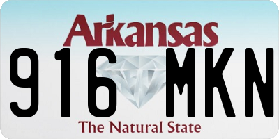 AR license plate 916MKN