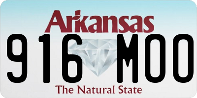 AR license plate 916MOO
