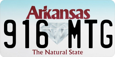 AR license plate 916MTG