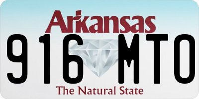 AR license plate 916MTO