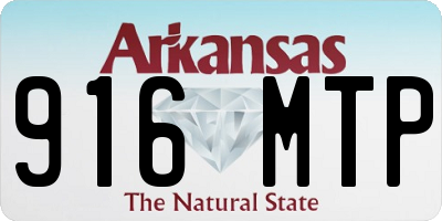 AR license plate 916MTP