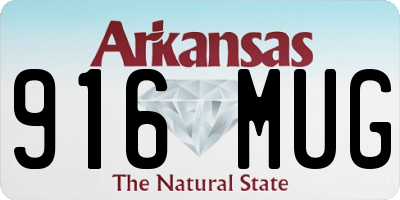 AR license plate 916MUG