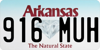 AR license plate 916MUH