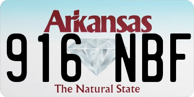 AR license plate 916NBF