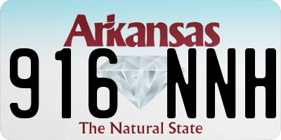 AR license plate 916NNH