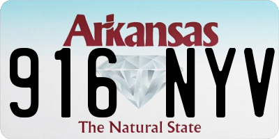 AR license plate 916NYV