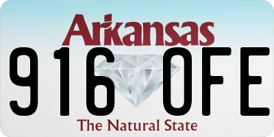 AR license plate 916OFE