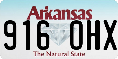 AR license plate 916OHX