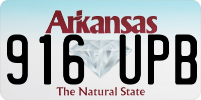 AR license plate 916UPB