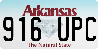 AR license plate 916UPC