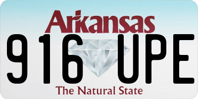 AR license plate 916UPE