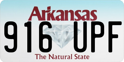 AR license plate 916UPF