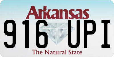 AR license plate 916UPI