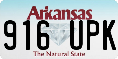 AR license plate 916UPK
