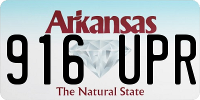 AR license plate 916UPR