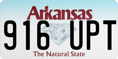 AR license plate 916UPT