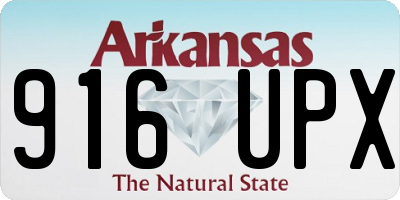 AR license plate 916UPX