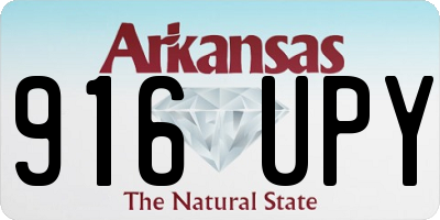 AR license plate 916UPY