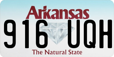 AR license plate 916UQH