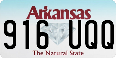 AR license plate 916UQQ