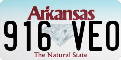 AR license plate 916VEO