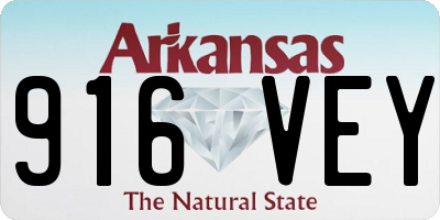 AR license plate 916VEY