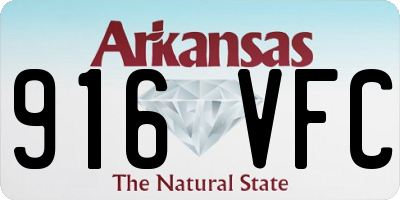 AR license plate 916VFC