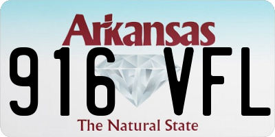 AR license plate 916VFL