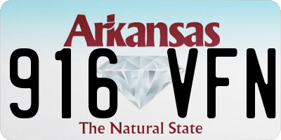 AR license plate 916VFN