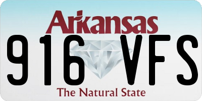 AR license plate 916VFS