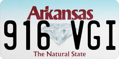 AR license plate 916VGI