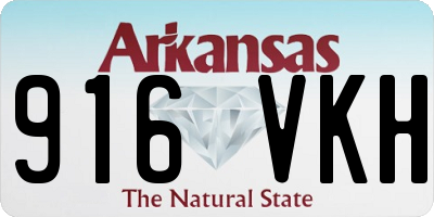 AR license plate 916VKH