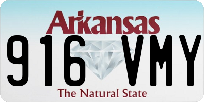 AR license plate 916VMY