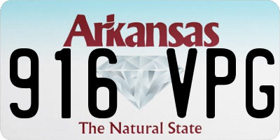 AR license plate 916VPG