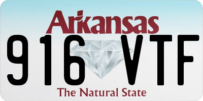 AR license plate 916VTF