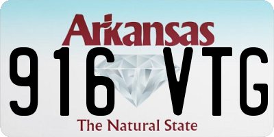 AR license plate 916VTG