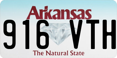AR license plate 916VTH