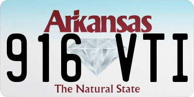 AR license plate 916VTI