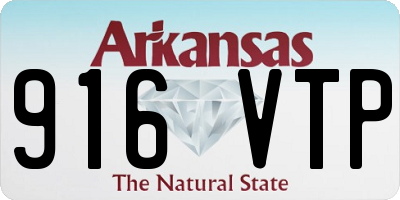 AR license plate 916VTP