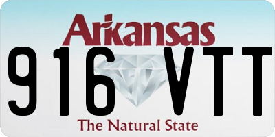 AR license plate 916VTT