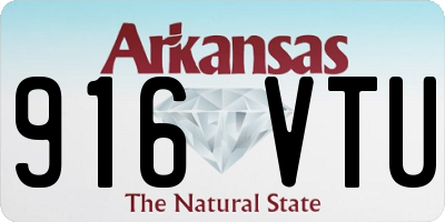 AR license plate 916VTU