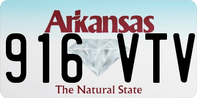 AR license plate 916VTV