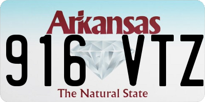 AR license plate 916VTZ