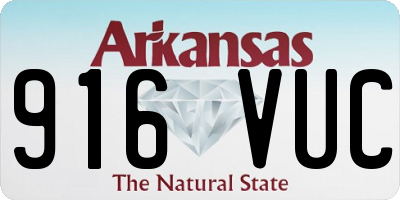 AR license plate 916VUC