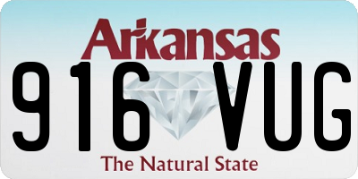 AR license plate 916VUG