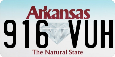 AR license plate 916VUH