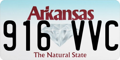 AR license plate 916VVC