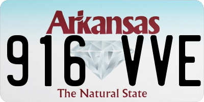 AR license plate 916VVE