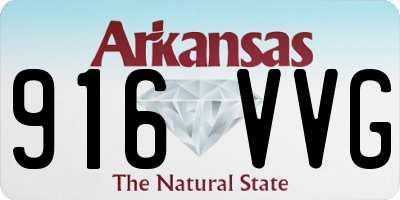 AR license plate 916VVG