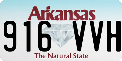 AR license plate 916VVH